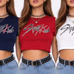 Stray Kids World Tour 2026 Shirt - Iconic SKZ Logo Crop Top