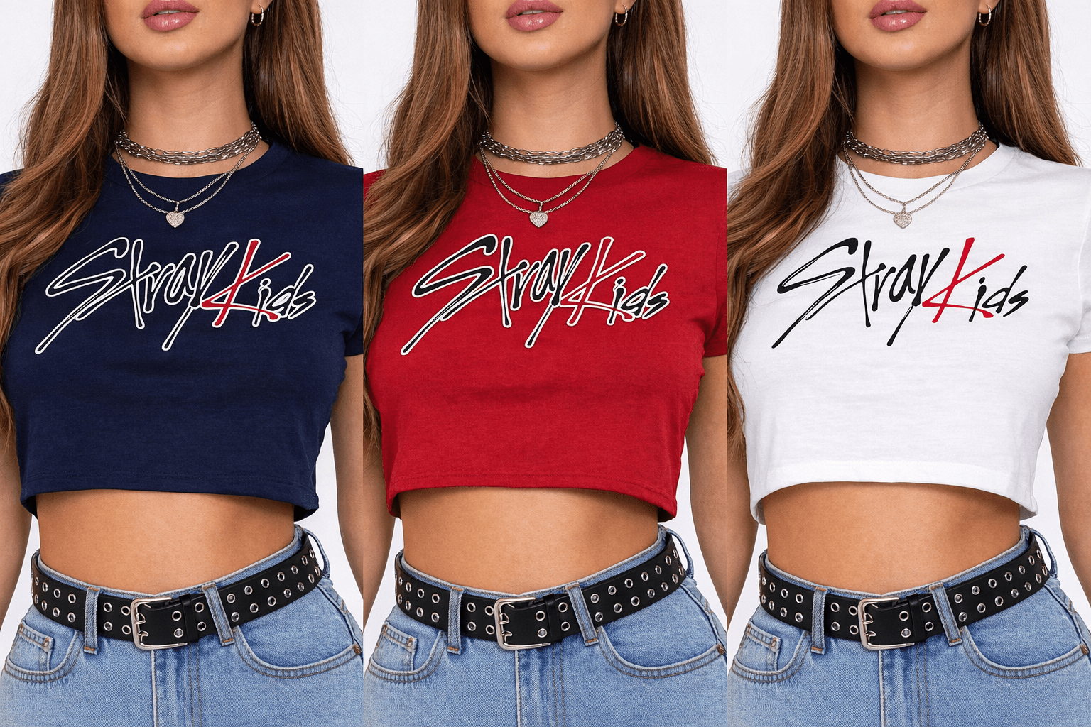 Stray Kids World Tour 2026 Shirt - Iconic SKZ Logo Crop Top