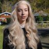 Long Wavy Warm Blonde Wig: HD Lace Front, Heat-Resistant