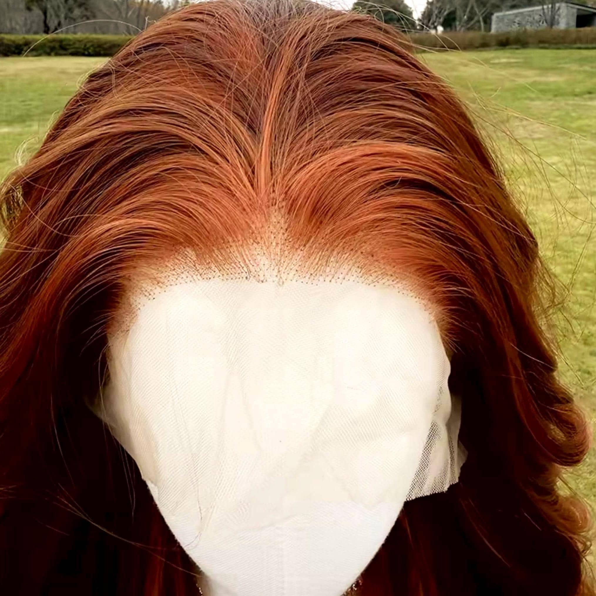 Ginger Copper Wig: Long Voluminous Heat-Resistant Synthetic Hair - Image 3